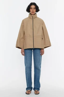 Mujer BIMBA Y LOLA Gabardinas Y Chaquetas<Gabardina Linea A Corta Camel