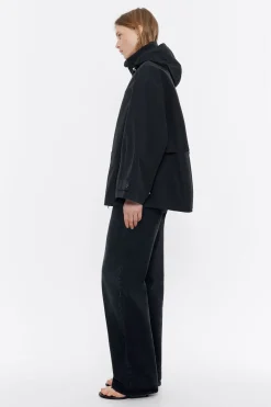 Mujer BIMBA Y LOLA Gabardinas Y Chaquetas<Gabardina Linea A Corta Negra