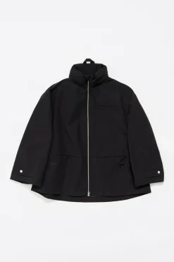 Mujer BIMBA Y LOLA Gabardinas Y Chaquetas<Gabardina Linea A Corta Negra