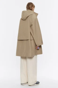 Mujer BIMBA Y LOLA Gabardinas Y Chaquetas<Gabardina Linea A Midi Caqui