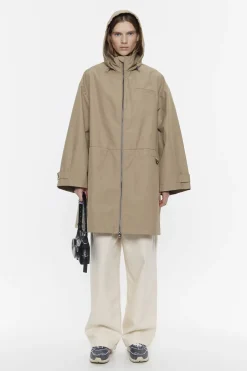 Mujer BIMBA Y LOLA Gabardinas Y Chaquetas<Gabardina Linea A Midi Caqui