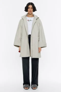 Mujer BIMBA Y LOLA Gabardinas Y Chaquetas<Gabardina Linea A Midi Piedra