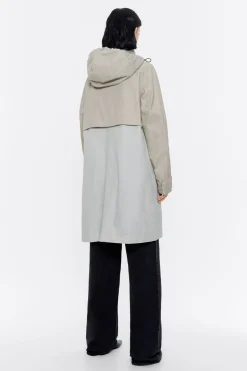 Mujer BIMBA Y LOLA Gabardinas Y Chaquetas<Gabardina Recta Bicolor