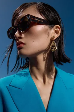 Mujer BIMBA Y LOLA Gafas De Sol<Gafas De Sol Rectangulares Negras