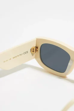 Mujer BIMBA Y LOLA Gafas De Sol<Gafas De Sol Rectangulares Crema