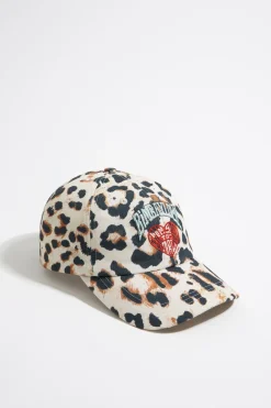 Mujer BIMBA Y LOLA Gorros Y Gorras<Gorra Algodon Animal Print