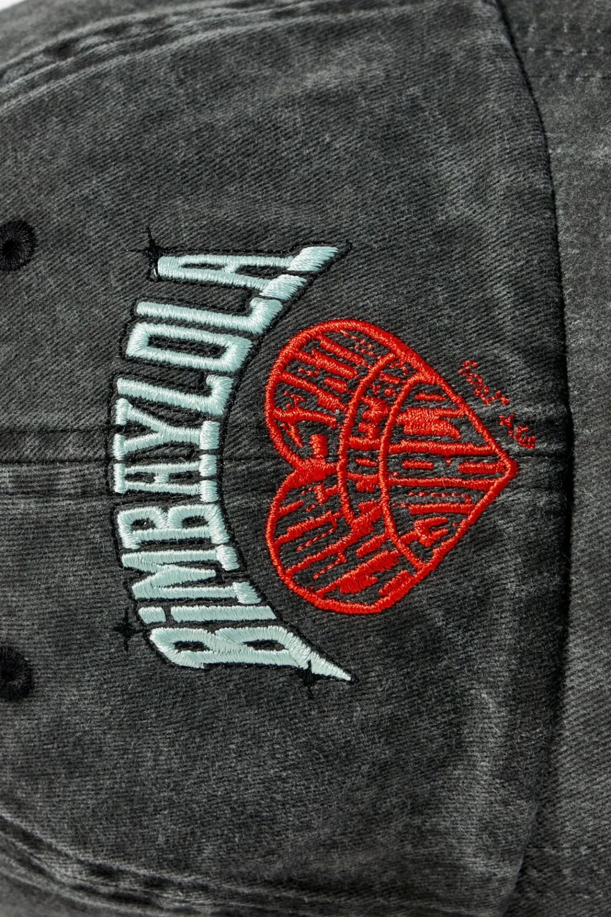 Mujer BIMBA Y LOLA Gorros Y Gorras<Gorra Algodon Corazon Negra