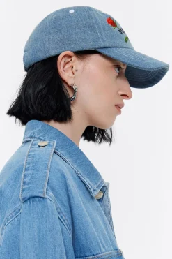 Mujer BIMBA Y LOLA Gorros Y Gorras<Gorra Algodon Denim