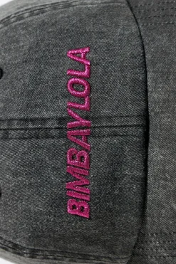 Mujer BIMBA Y LOLA Gorros Y Gorras<Gorra Algodon Negra