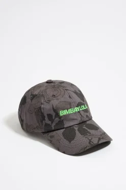 Mujer BIMBA Y LOLA Gorros Y Gorras<Gorra Algodon Print Canary Gris