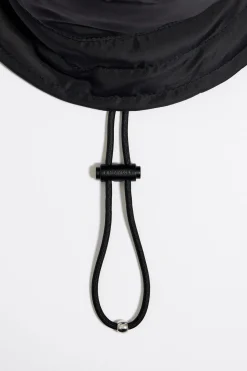 Mujer BIMBA Y LOLA Gorros Y Gorras<Gorro Bucket Tejido Tecnico Negro