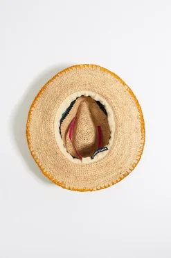 Mujer BIMBA Y LOLA Gorros Y Gorras<Gorro Rafia Natural Rayas