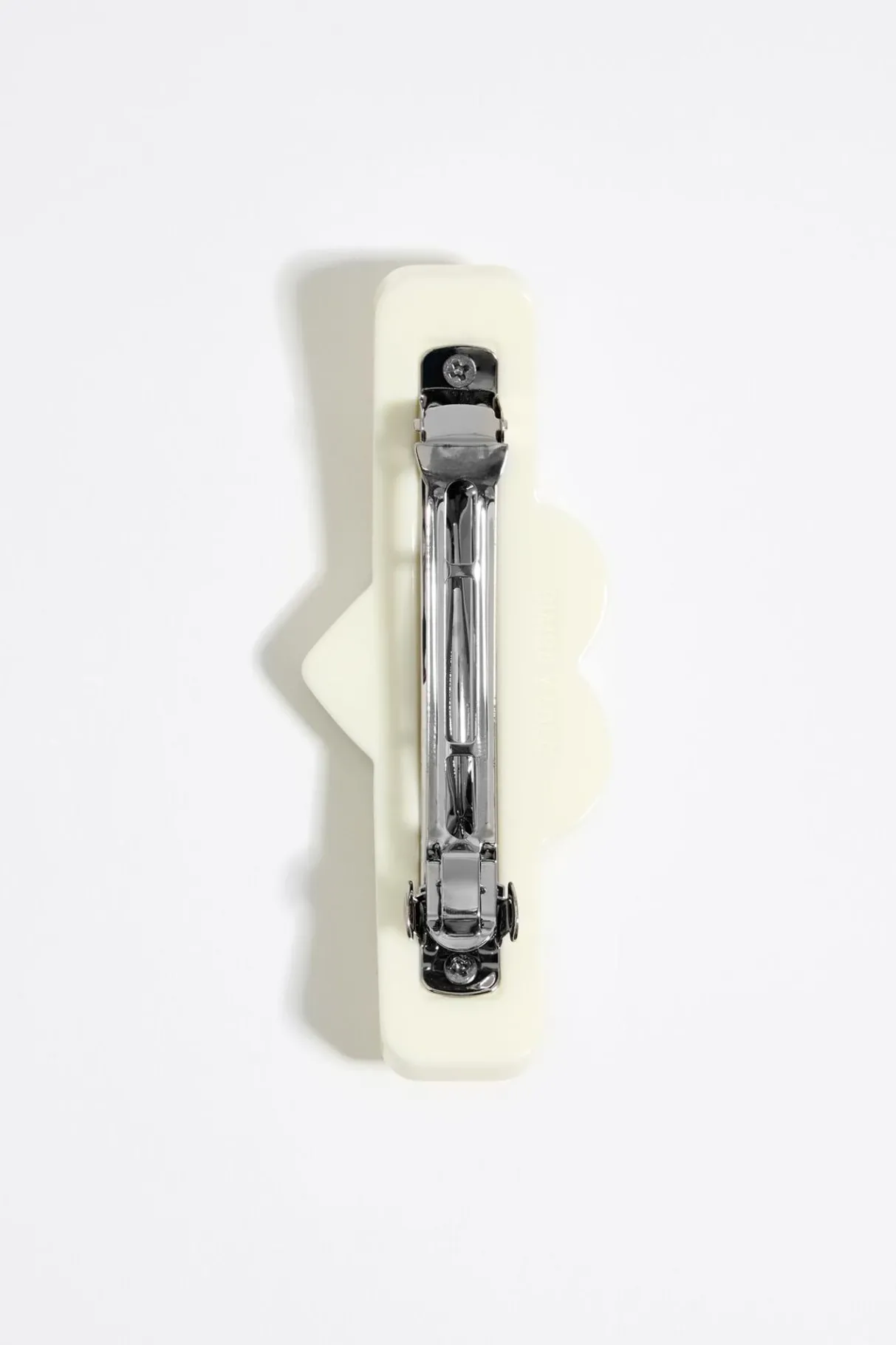 Mujer BIMBA Y LOLA Accesorios Pelo<Horquilla Resina Logo Marfil