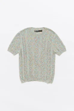 Mujer BIMBA Y LOLA Punto<Jersey Calados Gris Claro