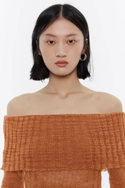 Mujer BIMBA Y LOLA Punto<Jersey Hombros Descubiertos Punto Calabaza