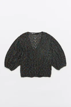 Mujer BIMBA Y LOLA Punto<Jersey Recto Punto Calado Negro