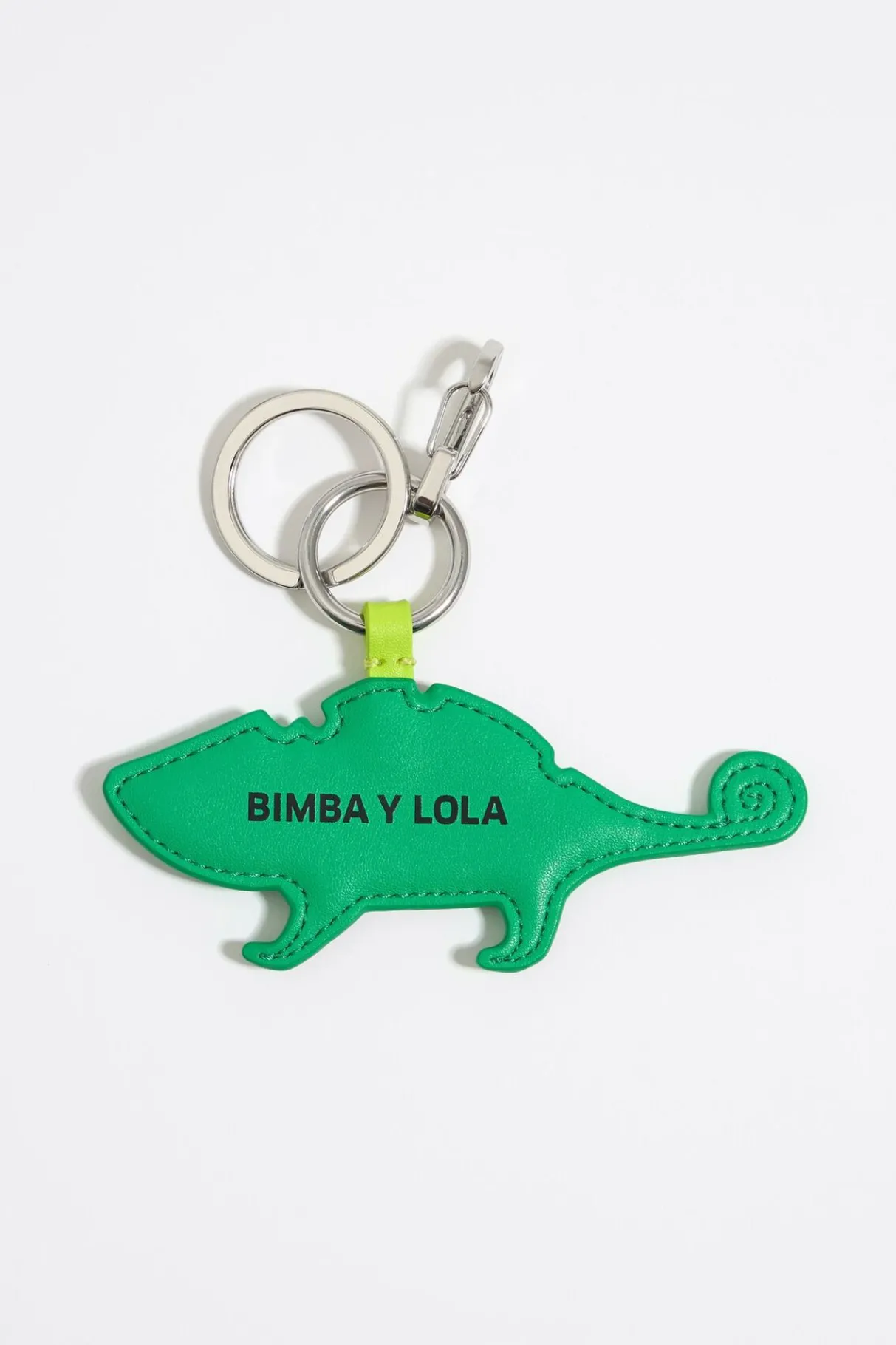 Mujer BIMBA Y LOLA Llaveros<Llavero Camaleon Piel Verde