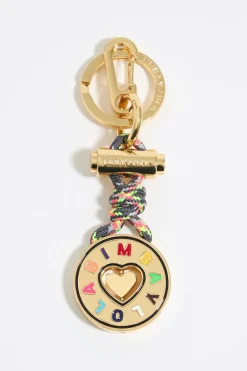 Mujer BIMBA Y LOLA Llaveros<Llavero Circular Corazon Dorado