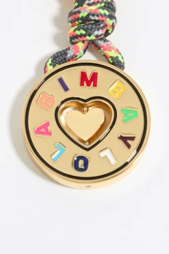 Mujer BIMBA Y LOLA Llaveros<Llavero Circular Corazon Dorado