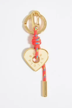Mujer BIMBA Y LOLA Llaveros<Llavero Corazon Marfil