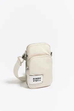 Mujer BIMBA Y LOLA Nylon<Minibolso Nylon Marfil