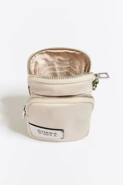 Mujer BIMBA Y LOLA Nylon<Minibolso Nylon Marfil