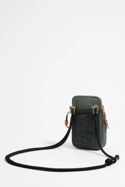 Mujer BIMBA Y LOLA Nylon<Minibolso Rectangular Gris Verdoso
