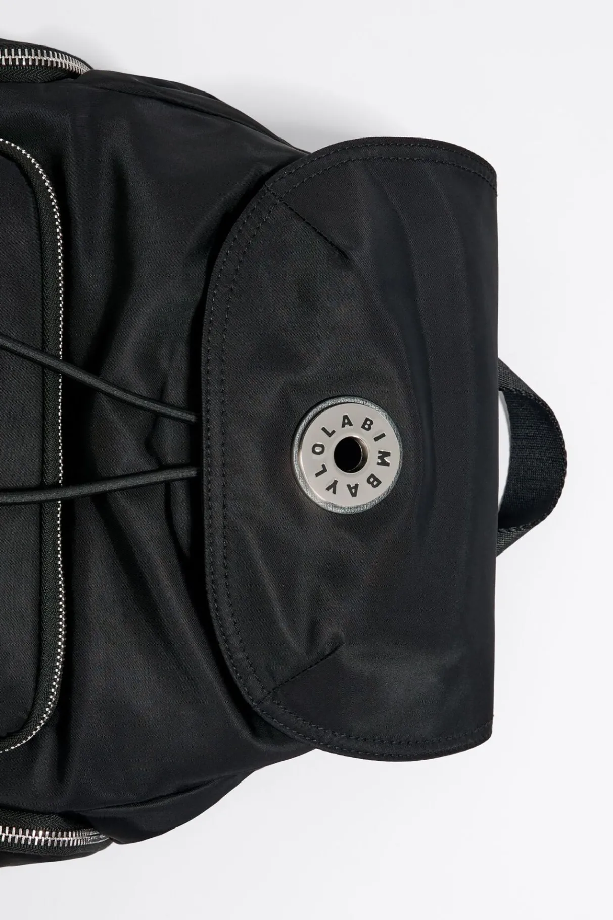 Mujer BIMBA Y LOLA Bolsos Nylon<Mochila Mediana Multibolsillos Negra