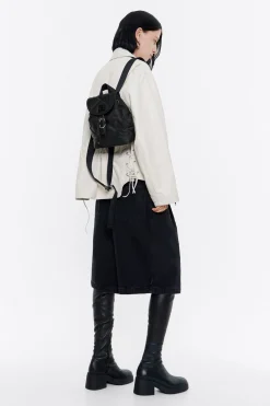 Mujer BIMBA Y LOLA Bolsos Nylon<Mochila Pequena Nylon Acolchada Negra