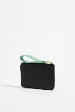 Mujer BIMBA Y LOLA Piel<Monedero Curvo Piel Negro