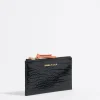 Mujer BIMBA Y LOLA Carteras Y Monederos<Monedero Grabado Cocodrilo Negro