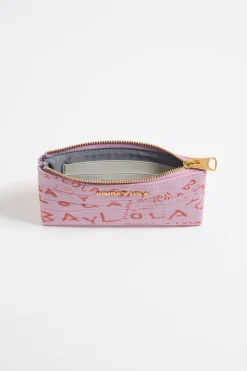 Mujer BIMBA Y LOLA Carteras Y Monederos<Monedero Grabado Cocodrilo Rosa