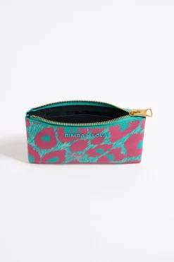 Mujer BIMBA Y LOLA Carteras Y Monederos<Monedero Leopard Turquesa