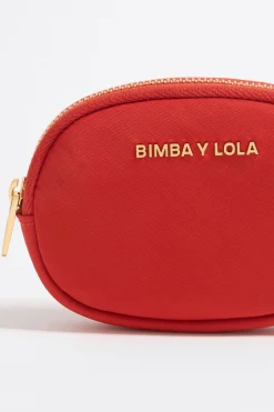 Mujer BIMBA Y LOLA Nylon<Monedero Ovalado Nylon Coral
