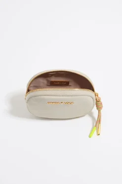 Mujer BIMBA Y LOLA Nylon<Monedero Ovalado Nylon Piedra