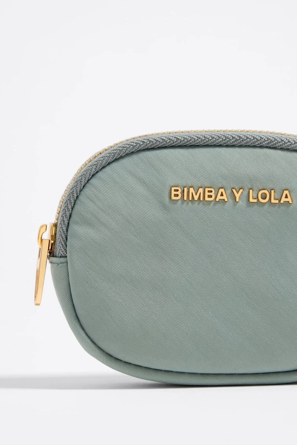 Mujer BIMBA Y LOLA Nylon<Monedero Ovalado Nylon Verde Agua