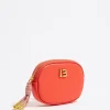 Mujer BIMBA Y LOLA Piel<Monedero Ovalado Piel Coral
