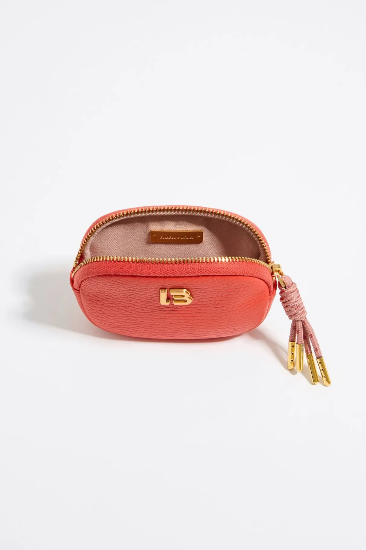 Mujer BIMBA Y LOLA Piel<Monedero Ovalado Piel Coral