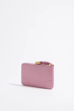 Mujer BIMBA Y LOLA Piel<Monedero Piel Rosa