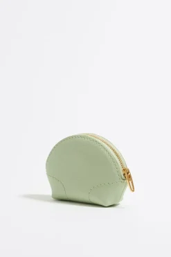 Mujer BIMBA Y LOLA Piel<Monedero Piel Verde Pastel