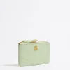 Mujer BIMBA Y LOLA Piel<Monedero Piel Verde Pastel
