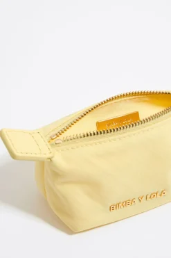Mujer BIMBA Y LOLA Nylon<Monedero Trapecio Mini Nylon Amarillo Claro