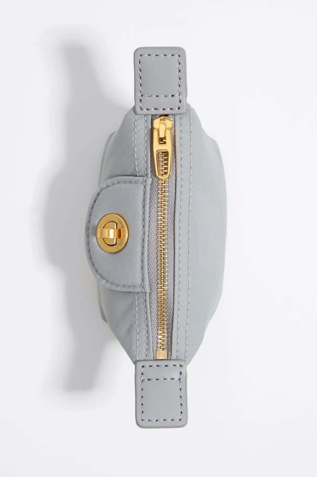 Mujer BIMBA Y LOLA Nylon<Monedero Trapecio Mini Nylon Lila Empolvado