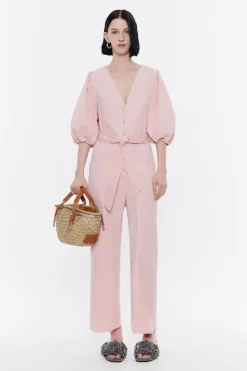 Mujer BIMBA Y LOLA Vestidos Y Monos<Mono Cargo Mangas Abullonadas Rosa