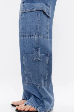 Mujer BIMBA Y LOLA Vestidos Y Monos<Mono Denim Cargo Azul