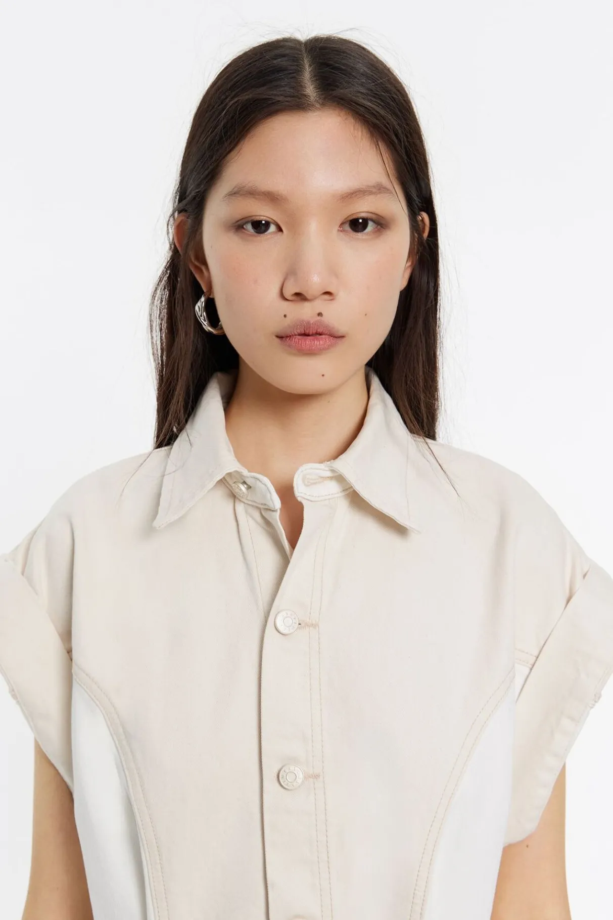 Mujer BIMBA Y LOLA Vestidos Y Monos<Mono Denim Cargo Bicolor