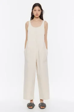 Mujer BIMBA Y LOLA Denim<Mono Denim Largo Crudo