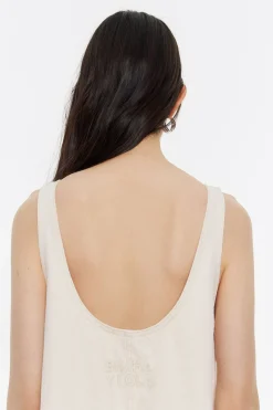 Mujer BIMBA Y LOLA Vestidos Y Monos<Mono Denim Largo Crudo