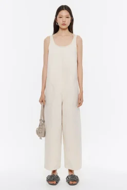 Mujer BIMBA Y LOLA Vestidos Y Monos<Mono Denim Largo Crudo