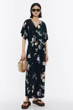 Mujer BIMBA Y LOLA Vestidos Y Monos<Mono Fluido Waves Antracita